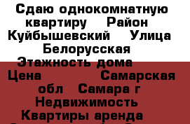 Сдаю однокомнатную квартиру  › Район ­ Куйбышевский  › Улица ­ Белорусская  › Этажность дома ­ 12 › Цена ­ 10 000 - Самарская обл., Самара г. Недвижимость » Квартиры аренда   . Самарская обл.,Самара г.
